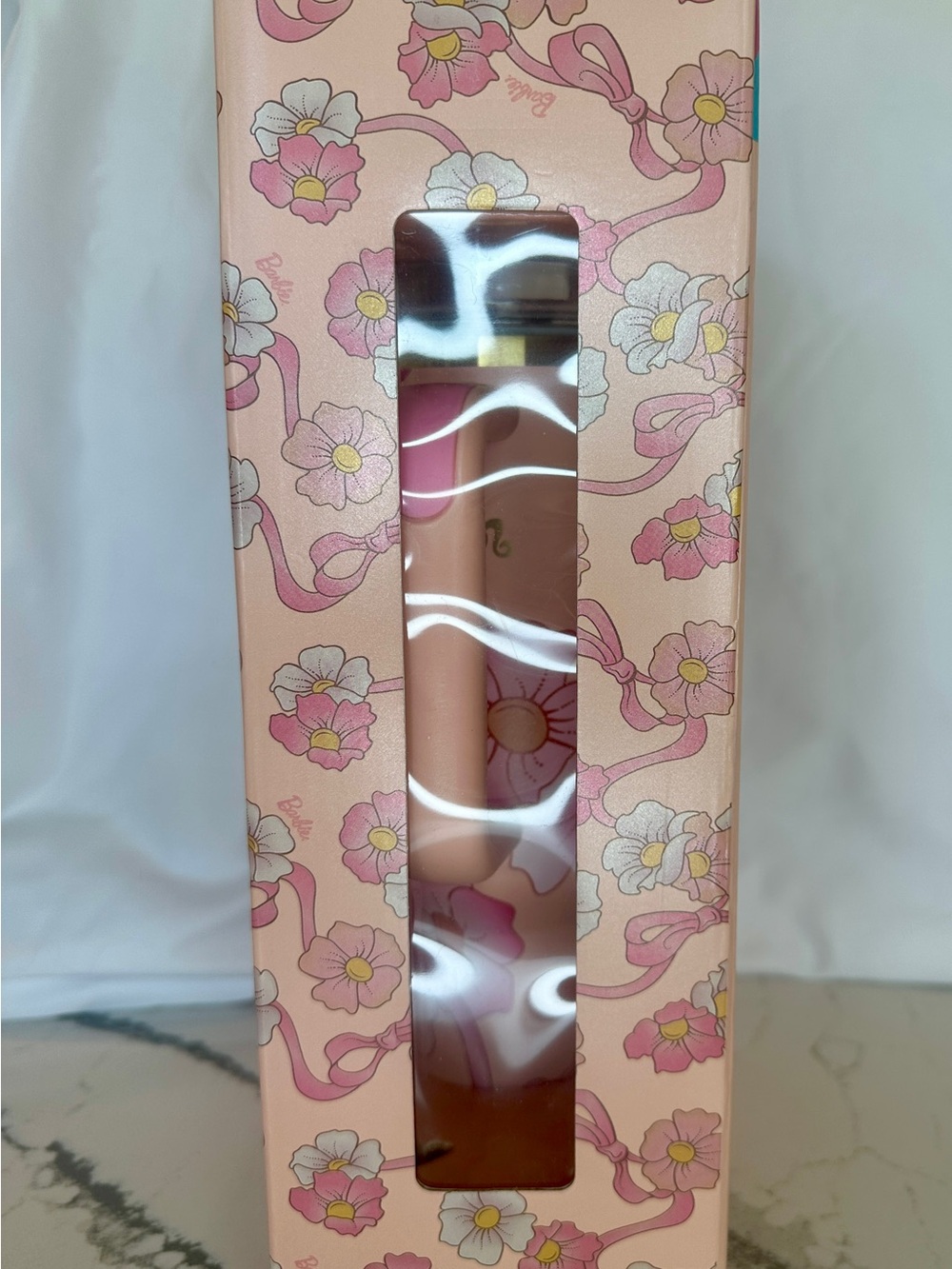 Stanley x Barbie Just Peachy Pink Floral Tumbler - Picture 4 of 6